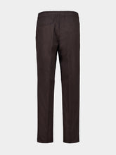 Brunello Cucinelli Brown Cotton Gabardine Drawstring Trousers