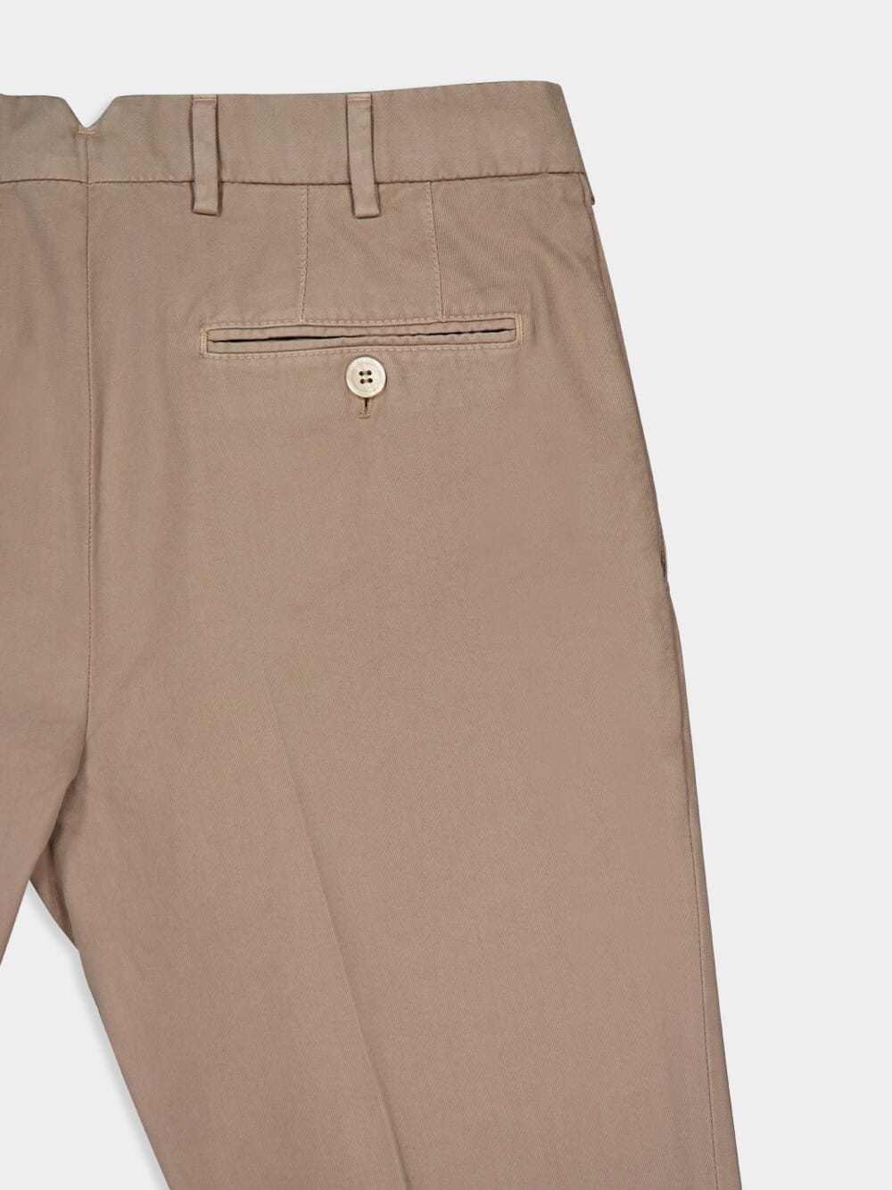 Slim-Fit Cotton Gabardine Trousers