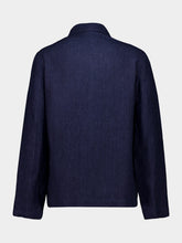 Piacenza 1733 Navy Blue Linen Chore Jacket