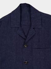 Piacenza 1733 Navy Blue Linen Chore Jacket