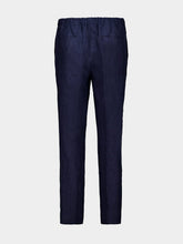 Piacenza 1733 Navy Blue Linen Pants