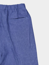 Piacenza 1733 Light Denim Linen Bermuda Shorts