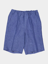 Piacenza 1733 Light Denim Linen Bermuda Shorts