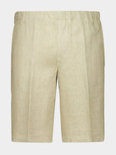 Piacenza 1733 Beige Linen Bermuda Shorts