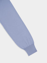 Brunello Cucinelli Light Blue Lightweight Cotton Sweater