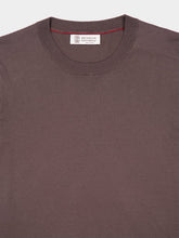 Brunello Cucinelli Brown Lightweight Cotton Sweater