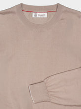 Brunello Cucinelli Brown Lightweight Cotton Sweater