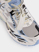 Off-White White and Blue Be Right Back Sneakers