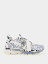 Off-White Light Grey and Cyan Celeste Be Right Back Sneakers
