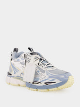 Off-White Light Grey and Cyan Celeste Be Right Back Sneakers