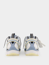 Off-White Light Grey and Cyan Celeste Be Right Back Sneakers