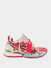 Off-White Rose Red Be Right Back Net Sneakers