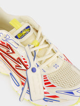 Off-White Royal Blue and Red Be Right Back Sneakers