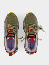 Off-White Brown and Lavender Be Right Back Sneakers