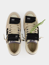 Off-White Dark Grey and Oat Low Top 3.0 Sneakers