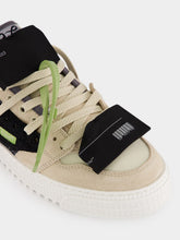 Off-White Dark Grey and Oat Low Top 3.0 Sneakers