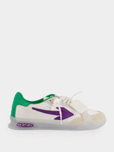 Off-White White and Purple End Of Play Sneakers