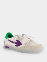 Off-White White and Purple End Of Play Sneakers
