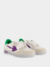 Off-White White and Purple End Of Play Sneakers