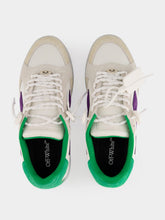 Off-White White and Purple End Of Play Sneakers