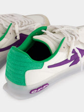Off-White White and Purple End Of Play Sneakers
