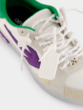Off-White White and Purple End Of Play Sneakers