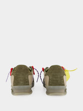 Off-White Brown and Lavender End Of Play Sneakers