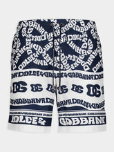 Dolce & Gabbana Marina Print Swim Trunks