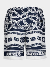 Dolce & Gabbana Marina Print Swim Trunks