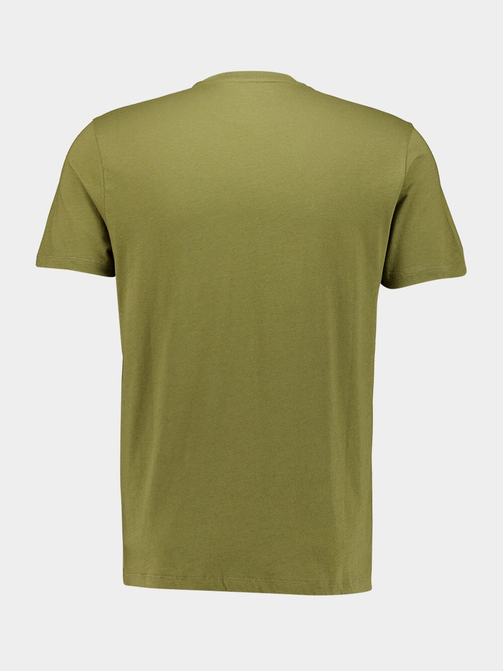 Olive Green Organic Cotton Silk Touch Short-Sleeved T-Shirt