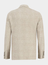 Brunello Cucinelli Brown Silk Wool and Cashmere Flecked Suit