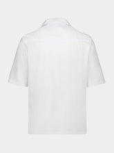 Brunello Cucinelli White Cotton Short-Sleeve Shirt