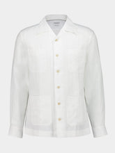 Brunello Cucinelli White Long-Sleeve Cotton Shirt