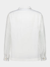 Brunello Cucinelli White Long-Sleeve Cotton Shirt