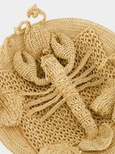Natalia Brilli Natural Handcrafted Marea Raffia Plate with Lobster