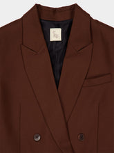 Paula Marys Potting Soil Embroidered Blazer with Feathers