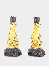 Les Ottomans Leopard Candleholder Set