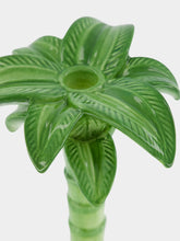 Les Ottomans Art de la Table Medium Green Candle Holder