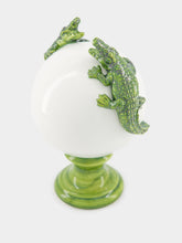 Les Ottomans Crocodile Decorative Globe