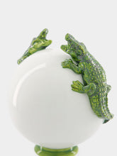 Les Ottomans Crocodile Decorative Globe