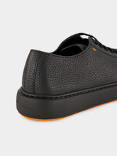 Santoni Black Low-Top Dames Leather Sneakers