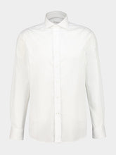Brunello Cucinelli White Cotton Long-Sleeved Shirt