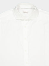 Brunello Cucinelli White Cotton Long-Sleeved Shirt