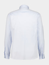 Brunello Cucinelli Light Blue Cotton Button-Up Shirt