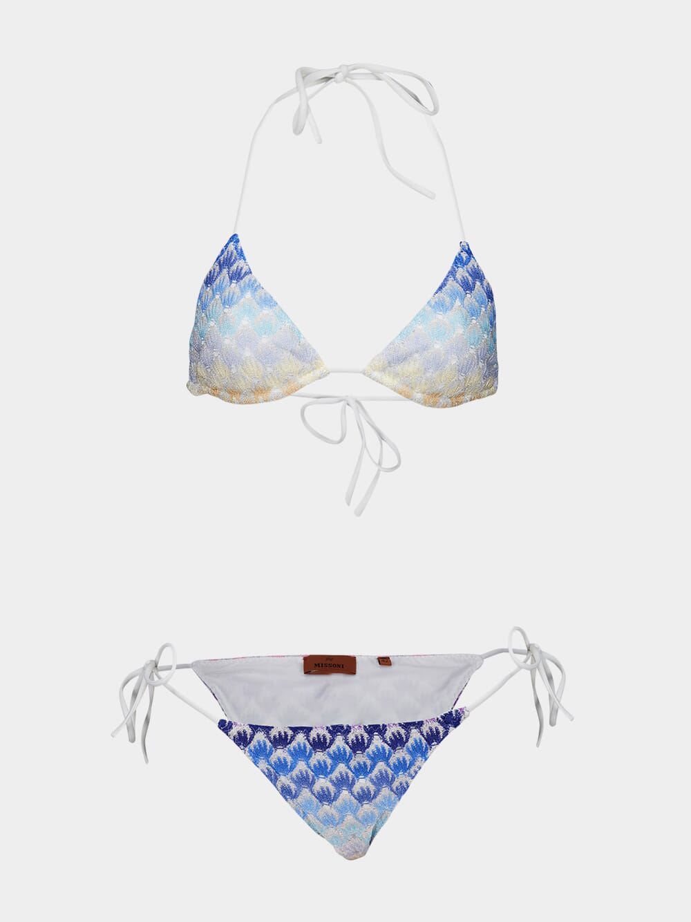 Lace-Effect Dégradé Bikini