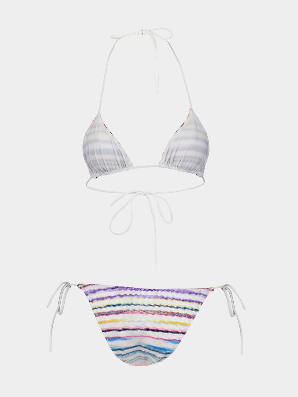 Zig-Zag Woven Triangle Bikini Set