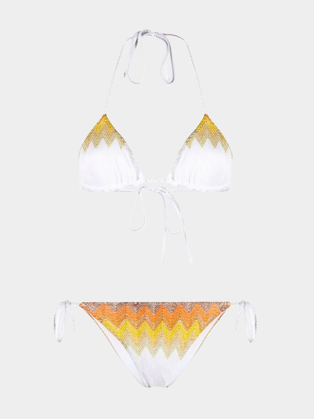 Zig-zag triangle bikini