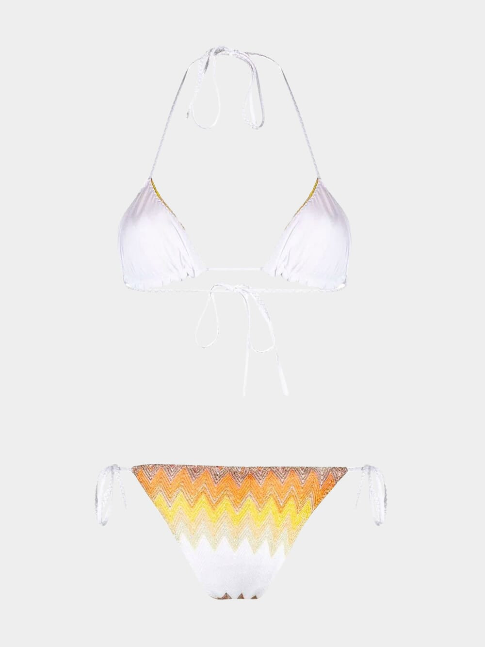 Zig-zag triangle bikini