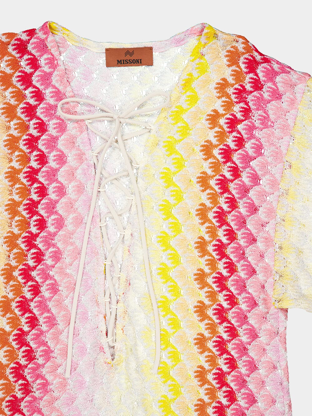 Lurex Lace-Effect Kaftan