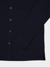 James Perse Deep Blue Clean Finish Cotton Jersey Shirt